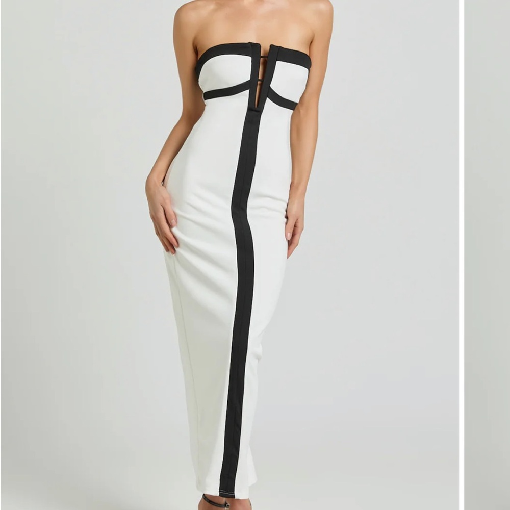 Showpo CATHERINE MIDI DRESS - STRAPLESS CUP BUST PENCIL DRESS